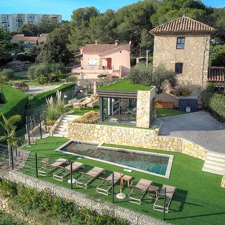 Villa Immogroom - Superbe - Piscine - Vue - Parking - Clim Vallauris